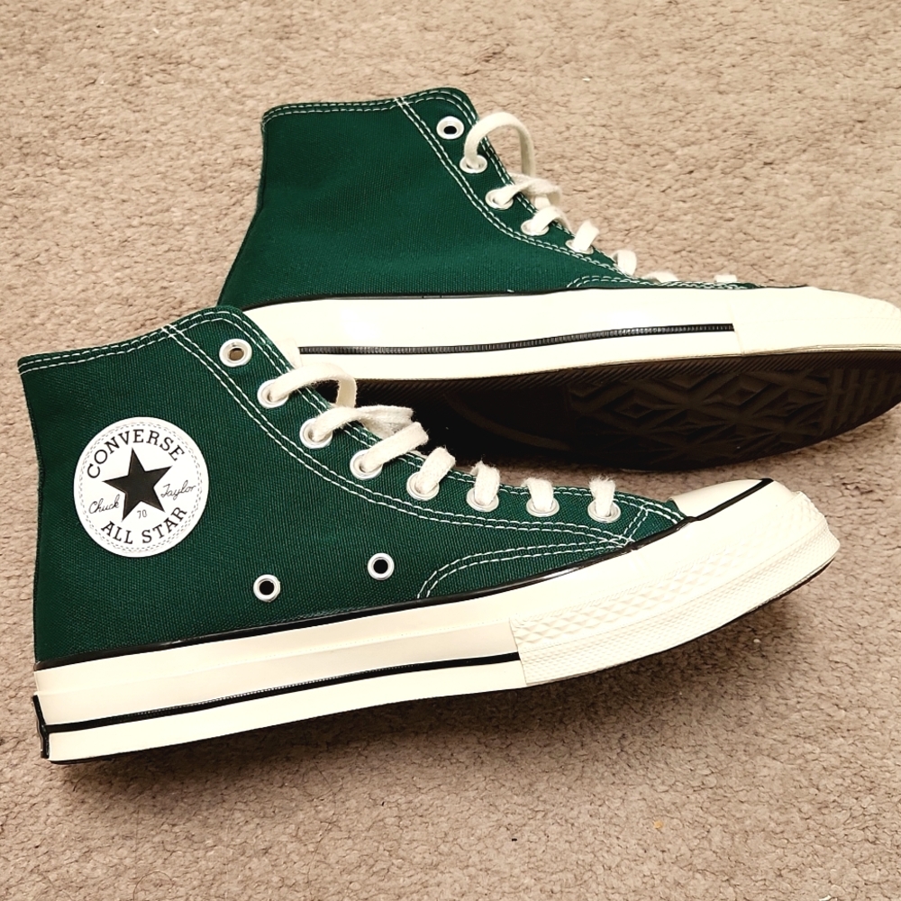 Converse Green High-Top Sneakers